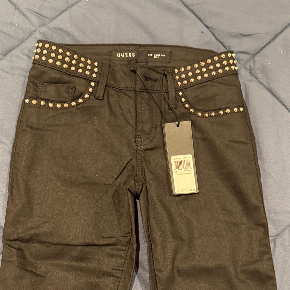 Guess Black Denim with Stud Accents